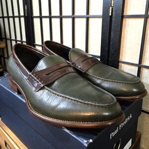 Paul Frederick Italian made Leather Loafers Sz 11